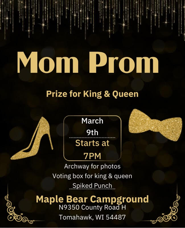Mom Prom at Maple Bear Campground, Tomahawk, WI