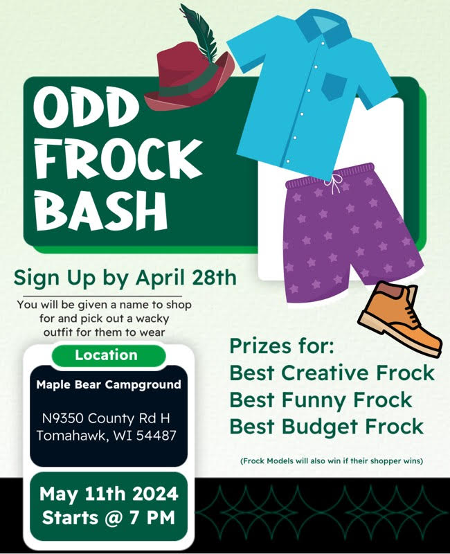 Odd Frock Bash - Maple Bear Campground, Tomahawk, WI