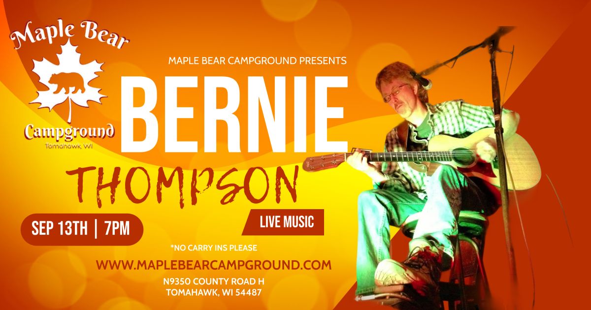 Live music with Bernie Thompson