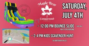 July 4th Celebration at Maple Bear Campground