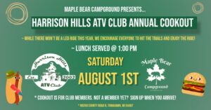 Harrison Hills ATV Club Event at Maple Bear